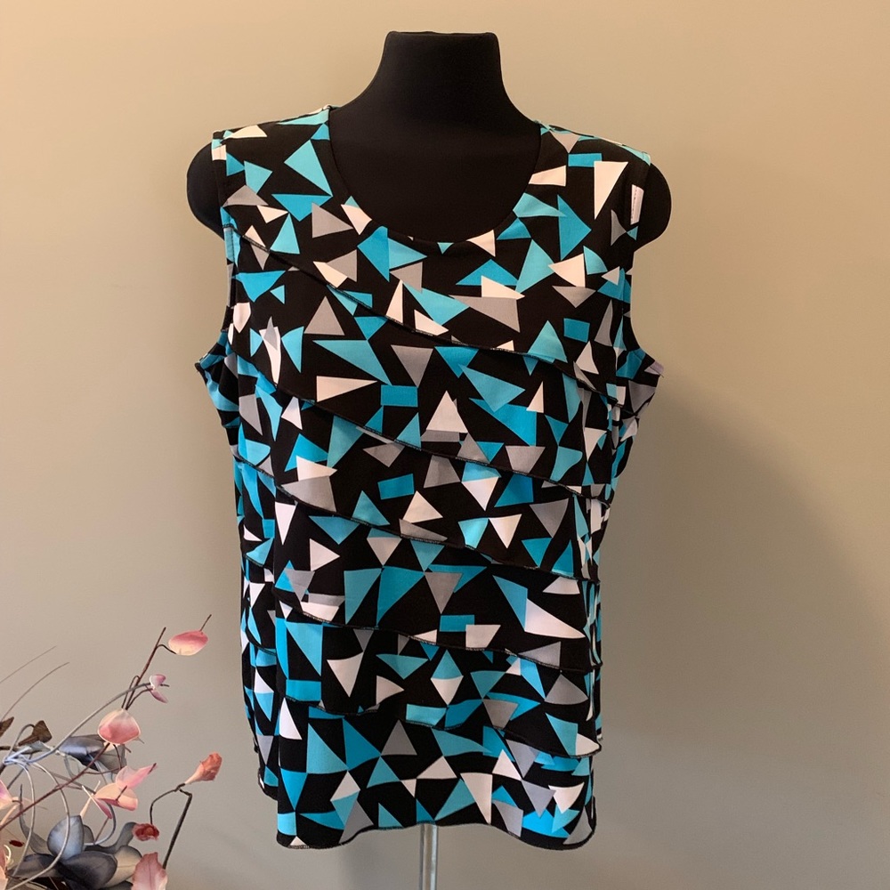 🛍 ALLISON DALEY Petite Ruffled Top